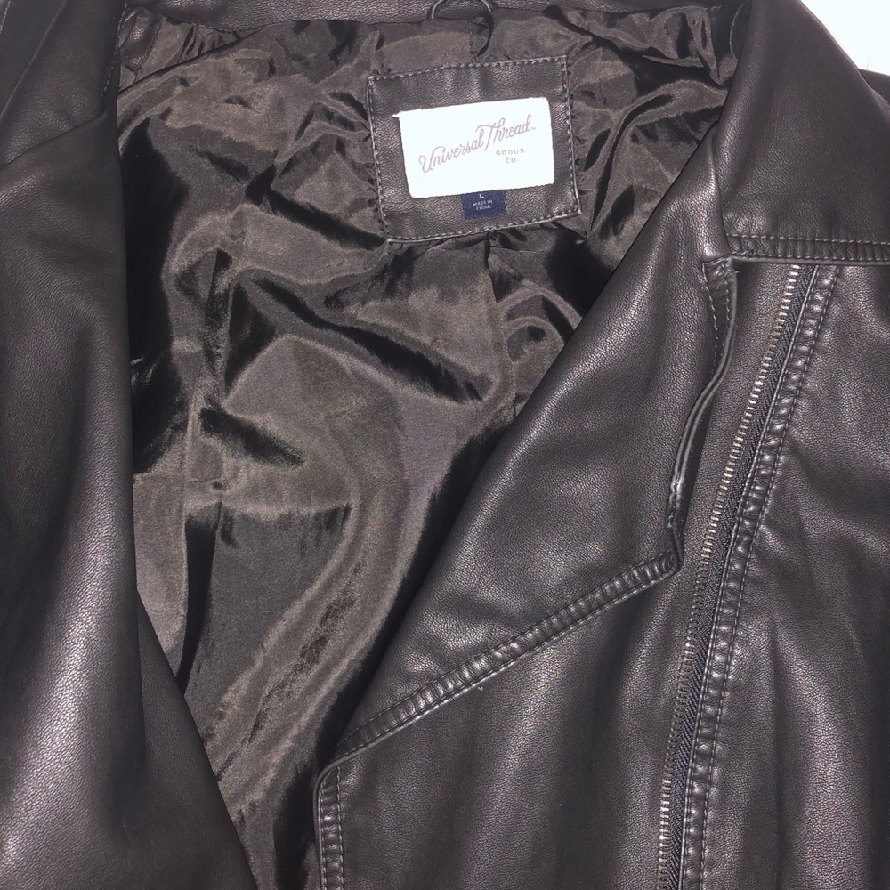 Black Pleather Jacket - image 2